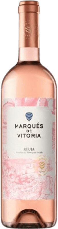 5,95 € Бесплатная доставка | Розовое вино Marqués de Vitoria Rosat Молодой D.O.Ca. Rioja Ла-Риоха Испания бутылка 75 cl