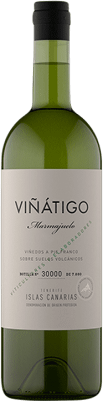 29,95 € Envío gratis | Vino Blanco Viñátigo Crianza Islas Canarias España Marmajuelo 75 cl