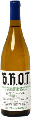 16,95 € 免费送货 | 白酒 BROT Inicial Blanc 年轻的 D.O. Penedès 加泰罗尼亚 西班牙 瓶子 75 cl