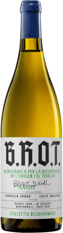 13,95 € Spedizione Gratuita | Vino bianco BROT Inicial Blanc Giovane D.O. Penedès Catalogna Spagna Bottiglia 75 cl