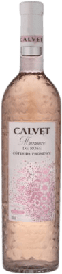 12,95 € 免费送货 | 玫瑰酒 Calvet Murmure de Rosé 年轻的 A.O.C. Côtes de Provence 普罗旺斯 法国 Syrah, Monastrell, Grenache Tintorera, Carignan, Cinsault 瓶子 75 cl