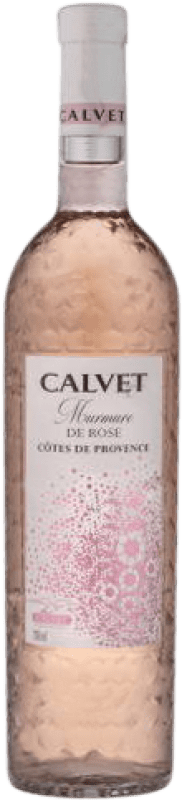 9,95 € Envio grátis | Vinho Rosé Calvet Murmure Rosé Jovem A.O.C. Côtes de Provence Provença França Syrah, Garnacha — Grenache, Monastrell, Cariñena — Carignan, Cinsault Garrafa 75 cl
