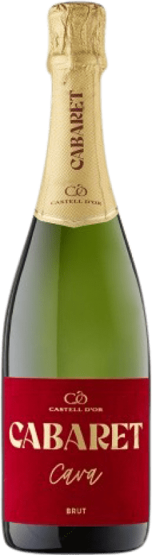 17,95 € 免费送货 | 白葡萄酒 Castell d'Or Cabaret Brut — 起泡酒 干型 年轻的 D.O. Cava 加泰罗尼亚 西班牙 大瓶 — Magnum 1,5 L