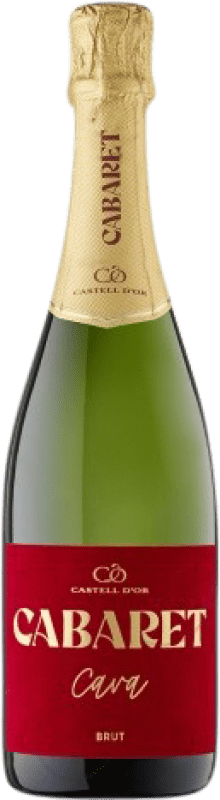 16,95 € 免费送货 | 白酒 Castell d'Or Cabaret 香槟 年轻的 D.O. Cava 加泰罗尼亚 西班牙 瓶子 Magnum 1,5 L