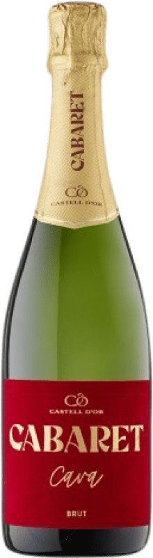 16,95 € Spedizione Gratuita | Vino bianco Castell d'Or Cabaret Brut Giovane D.O. Cava Catalogna Spagna Bottiglia Magnum 1,5 L