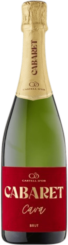 111,95 € Бесплатная доставка | Белое вино Castell d'Or Cabaret брют Молодой D.O. Cava Каталония Испания Бутылка Иеровоам-Двойной Магнум 3 L