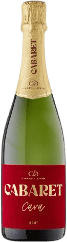 111,95 € 送料無料 | 白ワイン Castell d'Or Cabaret Brut 若い D.O. Cava カタロニア スペイン ボトル Jéroboam-ダブルマグナム 3 L