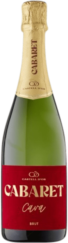 116,95 € Kostenloser Versand | Weißwein Castell d'Or Cabaret Brut — Herb Jung D.O. Cava Katalonien Spanien Doppelmagnum Jeroboam-Flasche 3 L