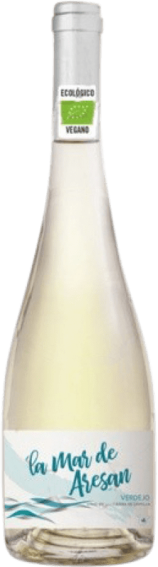 8,95 € Free Shipping | White wine Castillo de Aresan La Mar Young I.G.P. Vino de la Tierra de Castilla Castilla la Mancha y Madrid Spain Bottle 75 cl