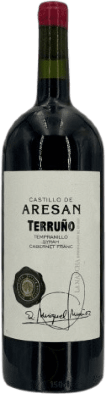 28,95 € 免费送货 | 红酒 Castillo de Aresan Terruño 岁 D.O. La Mancha Castilla la Mancha y Madrid 西班牙 Tempranillo, Syrah, Cabernet Franc 瓶子 Magnum 1,5 L