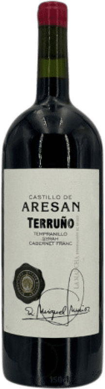 28,95 € Envoi gratuit | Vin rouge Castillo de Aresan Terruño Crianza D.O. La Mancha Castilla la Mancha y Madrid Espagne Tempranillo, Syrah, Cabernet Franc Bouteille Magnum 1,5 L
