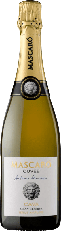 29,95 € 送料無料 | 白ワイン Mascaró Brut Nature — ブリュット・ナチュール レセルバ D.O. Cava カタロニア スペイン マグナムボトル 1,5 L