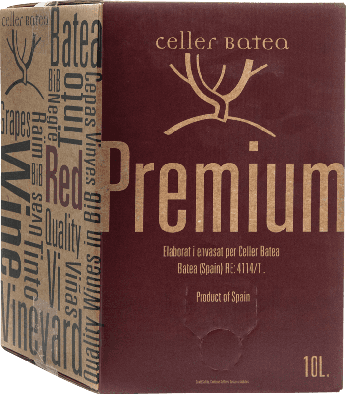 11,95 € Бесплатная доставка | Розовое вино Celler de Batea молодое Каталония Испания Bag in Box — вино в коробке 3 L