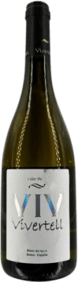 8,95 € Бесплатная доставка | Белое вино Celler de Batea Vivertell Blanco Молодой D.O. Terra Alta Каталония Испания бутылка 75 cl