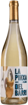 7,95 € Envío gratis | Vino blanco Cellers Tarrone La Pinxa del Barri Blanco Joven D.O. Terra Alta Cataluña España Botella 75 cl