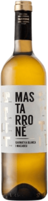6,95 € Бесплатная доставка | Белое вино Cellers Tarrone Mas Blanc Молодой D.O. Terra Alta Каталония Испания бутылка 75 cl