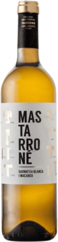 6,95 € Kostenloser Versand | Weißwein Cellers Tarroné Mas Blanc Jung D.O. Terra Alta Katalonien Spanien Flasche 75 cl