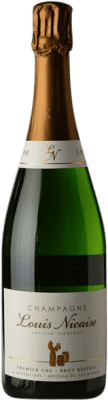 34,95 € Envio grátis | Vinho branco Louis Nicaise Brut Grande Reserva A.O.C. Champagne Champagne França Garrafa 75 cl