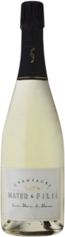 45,95 € Envío gratis | Vino blanco Mater & Filio Blanc de Blancs Brut Gran Reserva A.O.C. Champagne Champagne Francia Botella 75 cl