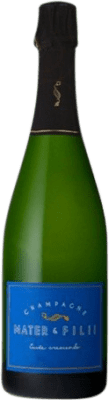 43,95 € Envio grátis | Vinho Branco Mater & Filio Crescendo Brut — Bruto Grande Reserva A.O.C. Champagne Champagne França Chardonnay, Pinot Meunier 75 cl