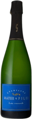 43,95 € Envio grátis | Vinho branco Mater & Filio Crescendo Brut Grande Reserva A.O.C. Champagne Champagne França Chardonnay, Pinot Meunier Garrafa 75 cl