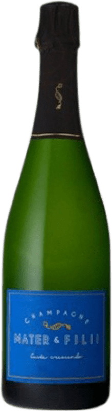 43,95 € Kostenloser Versand | Weißwein Mater & Filio Crescendo Brut — Herb Große Reserve — Lange Reifung A.O.C. Champagne Champagner Frankreich Chardonnay, Pinot Meunier — Schwarzriesling Flasche 75 cl