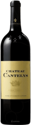 76,95 € Envio grátis | Vinho tinto Château Cantelys Crianza A.O.C. Bordeaux Bordeaux França Merlot, Cabernet Sauvignon Garrafa Magnum 1,5 L