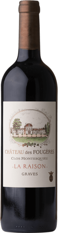 19,95 € 送料無料 | 赤ワイン Château des Fougères La Raison Clos Montesquieu Crianza — クリアンサ I.G. Vinho Verde ポルトガル 75 cl