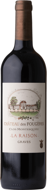 19,95 € Kostenloser Versand | Rotwein Château des Fougères La Raison Clos Montesquieu Alterung I.G. Vinho Verde Portugal Flasche 75 cl
