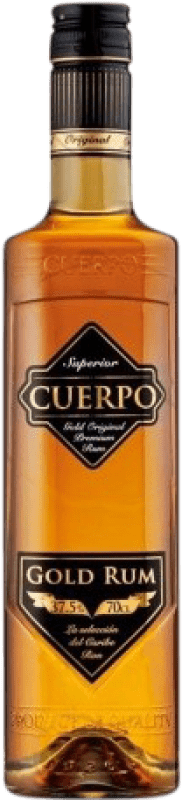 16,95 € Envío gratis | Ron Cuerpo Punch Gold — Edición Oro Francia 70 cl
