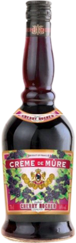 12,95 € Envío gratis | Crema de Licor Cherry Rocher Creme de Mure Francia Botella 70 cl