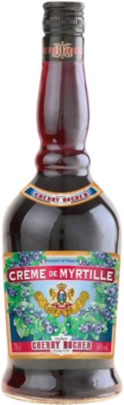 13,95 € Spedizione Gratuita | Crema di Liquore Cherry Rocher Creme de Myrtille Francia Bottiglia 70 cl