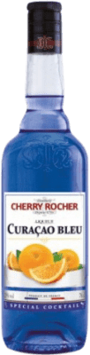 15,95 € Envío gratis | Licores Cherry Rocher Curaçao Bleu Francia Botella 70 cl