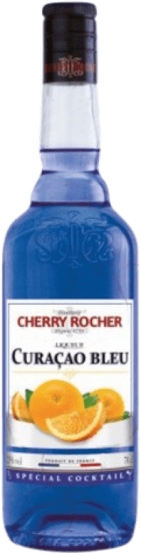 15,95 € Spedizione Gratuita | Liquori Cherry Rocher Curaçao Bleu Francia Bottiglia 70 cl
