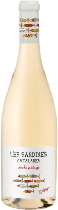 10,95 € Spedizione Gratuita | Vino Bianco Domaine Lafage Les Sardines Catalanes Giovane I.G.P. Vin de Pays Côtes Catalanes Linguadoca-Rossiglione Francia Garnacha — Grenache, Viognier, Picapoll Bottiglia 75 cl