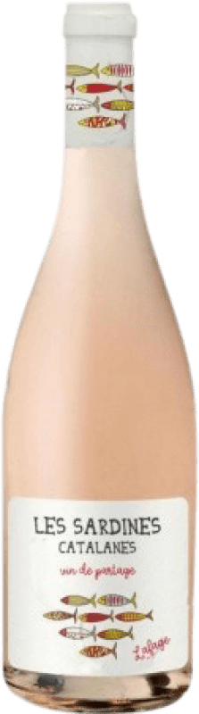 10,95 € Free Shipping | Rosé Wine Domaine Lafage Les Sardines Catalanes Rosé Young I.G.P. Vin de Pays Côtes Catalanes Languedoc-Roussillon France Garnacha — Grenache Bottle 75 cl
