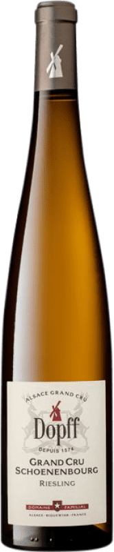 34,95 € Envío gratis | Vino Blanco Dopff au Molin Schoenenbourg Grand Cru Crianza A.O.C. Alsace Alsace Francia Riesling 75 cl