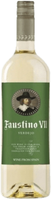 5,95 € Envio grátis | Vinho branco Faustino VII Jovem D.O.Ca. Rioja La Rioja Espanha Verdejo Garrafa 75 cl