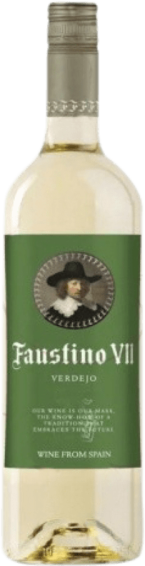 5,95 € Kostenloser Versand | Weißwein Faustino VII Jung D.O.Ca. Rioja La Rioja Spanien Verdejo Flasche 75 cl
