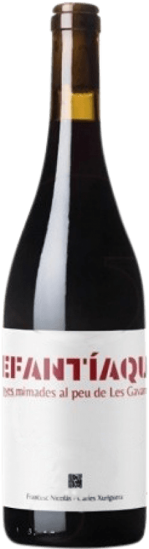 19,95 € 免费送货 | 红酒 Francesc Nicolas Carles Xuriguera Efantíaques Cupatge 年轻的 加泰罗尼亚 西班牙 Syrah, Grenache Tintorera, Carignan 瓶子 75 cl