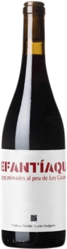 19,95 € Envío gratis | Vino Tinto Francesc Nicolas Carles Xuriguera Efantíaques Cupatge Joven Cataluña España Syrah, Garnacha, Cariñena Botella 75 cl