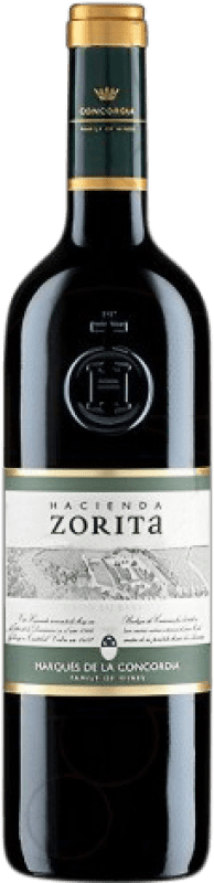 7,95 € Free Shipping | Red wine Hacienda Zorita Marqués de la Concordia Oak D.O. Arribes Castilla y León Spain Bottle 75 cl