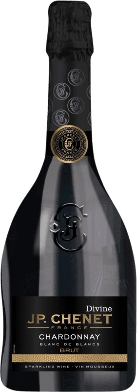 22,95 € Envio grátis | Vinho branco JP. Chenet Divine de Blancs Brut Jovem França Chardonnay Garrafa 75 cl