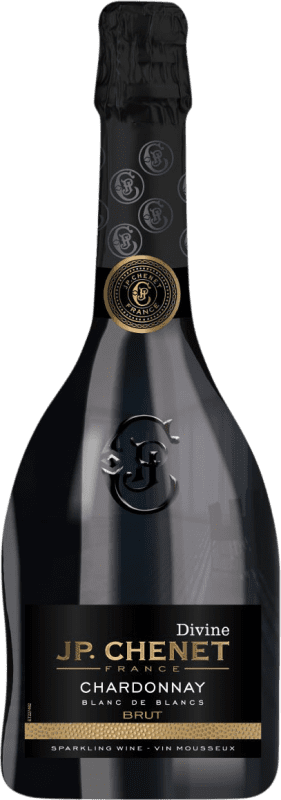 23,95 € 免费送货 | 白起泡酒 JP Chenet Divine de Blancs Brut — 起泡酒 干型 年轻的 法国 Chardonnay — 莎当妮 75 cl