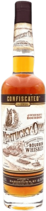 158,95 € Envio grátis | Whisky Blended Kentucky Owl Confiscated Estados Unidos 70 cl