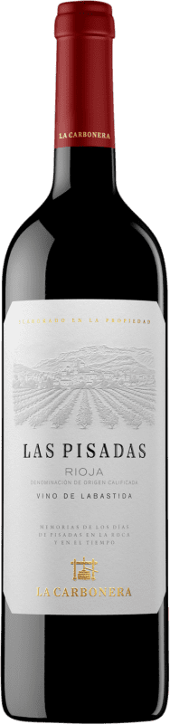 15,95 € Kostenloser Versand | Rotwein La Carbonera Las Pisadas Labastida Alterung D.O.Ca. Rioja La Rioja Spanien Flasche 75 cl