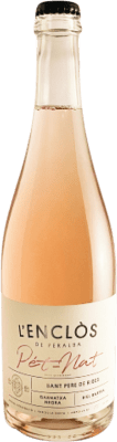 22,95 € Envio grátis | Espumante rosé L'Enclòs de Peralba Pet-Nat Pétillant Naturel Rosado Catalunha Espanha Garrafa 75 cl