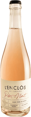 22,95 € Envío gratis | Espumoso rosado L'Enclòs de Peralba Pet-Nat Pétillant Naturel Rosado Cataluña España Botella 75 cl
