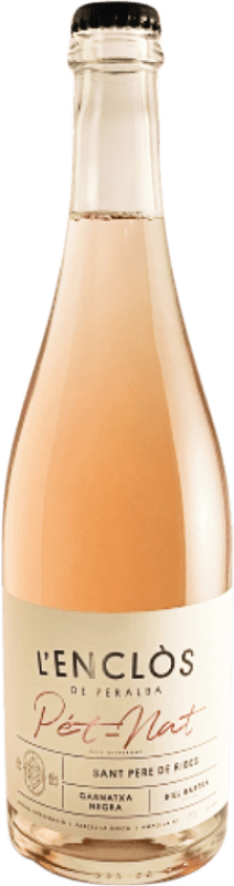 22,95 € Envio grátis | Espumante rosé L'Enclòs de Peralba Pet-Nat Pétillant Naturel Rosado Catalunha Espanha Garrafa 75 cl