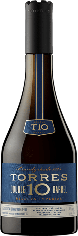 16,95 € Spedizione Gratuita | Brandy Torres Double Barrel Catalogna Spagna 10 Anni Bottiglia 70 cl